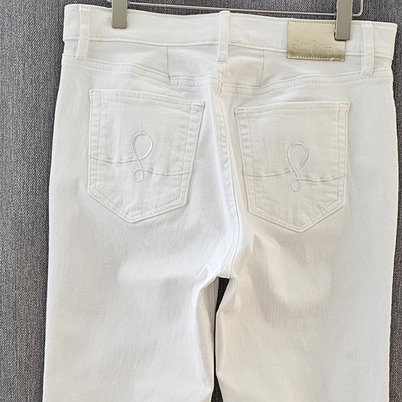 Lilly Pulitzer South Ocean High-Rise Skinny Jeans Resort White - Picture 14 of 16